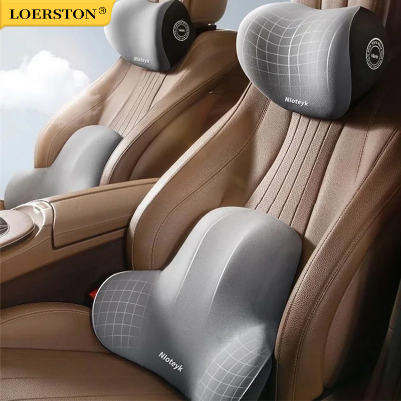 Memory Foam Car Neck Pillow Lumbar Support - Memory Foam Auto Hals Kissen Auto
