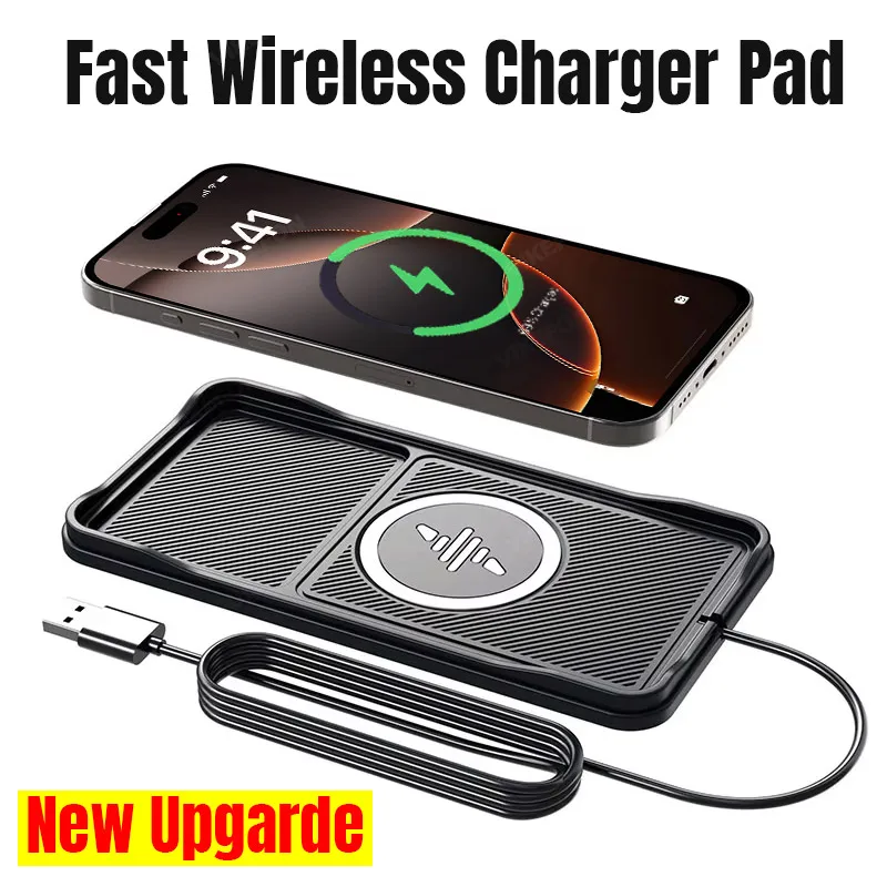 Wireless Car Charger Mount Fast Charging - Auto Drahtlose Ladegerät Pad Basis USB