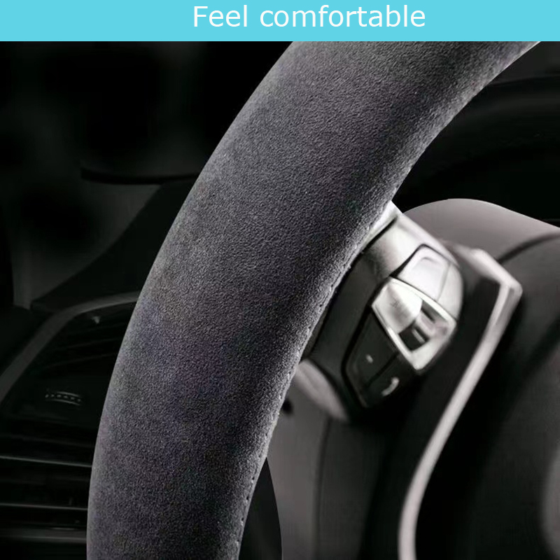 Benutzerdefinierte handgenähte – Car Steering Wheel Cover Anti Slip Breathable Bewertung und Preis